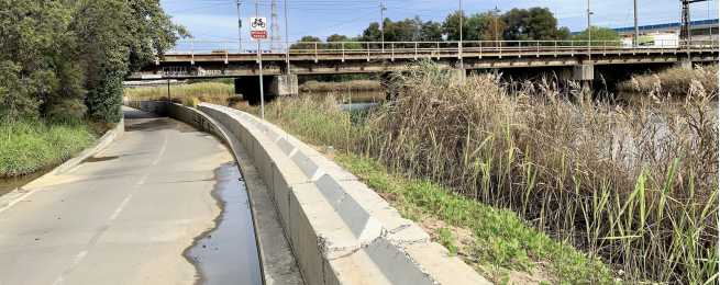 No more sands on Moonee Ponds Creek Trail